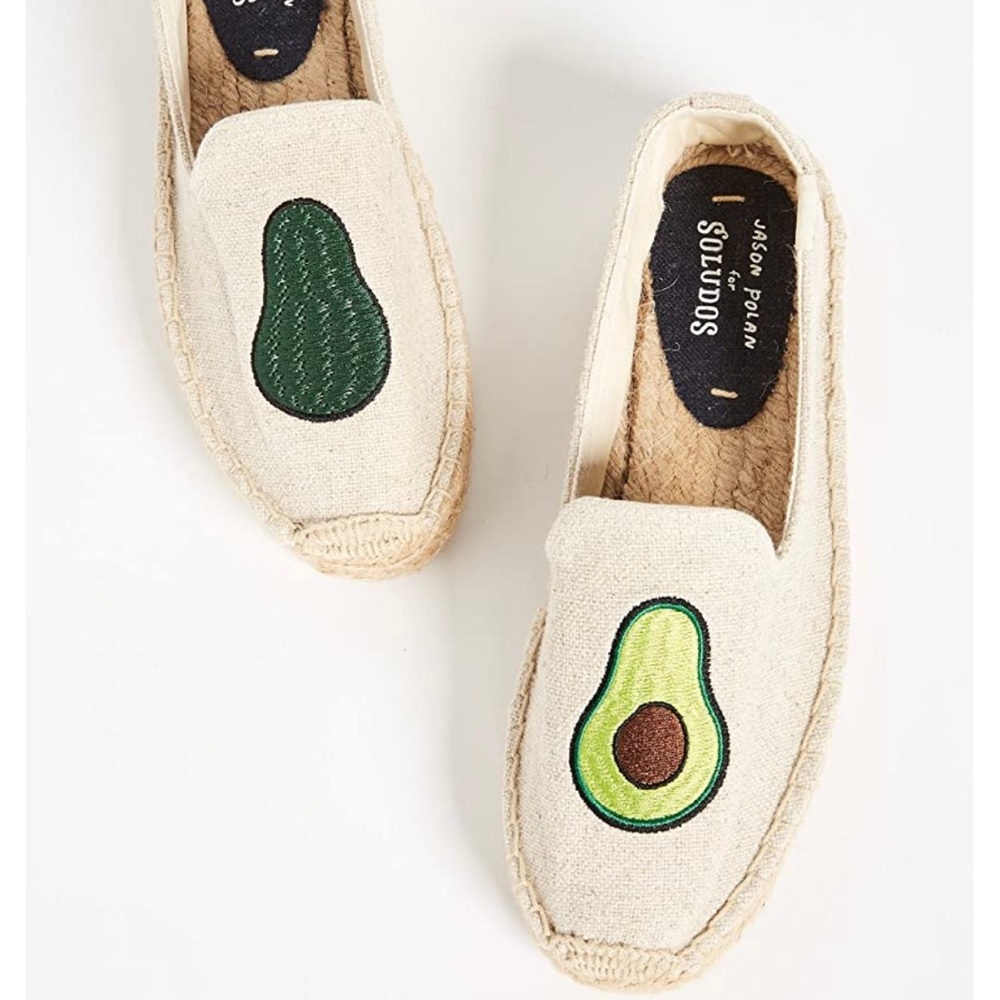 Soludos Avocado Platform Espadrille Shoe size 7.5